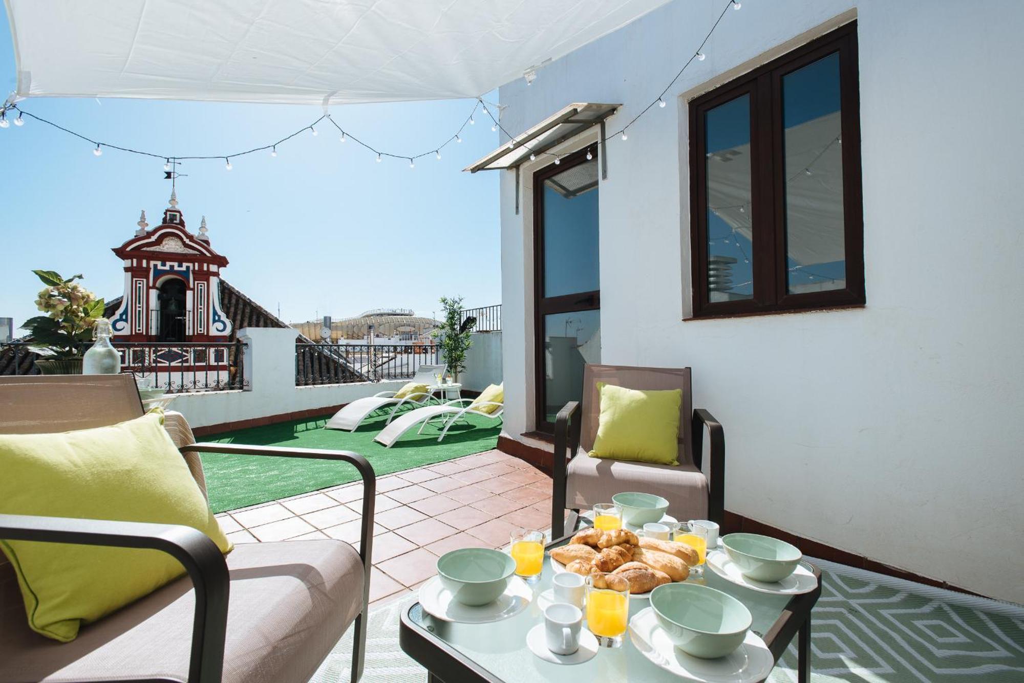 塞维利亚Hostly Orfila 3A-3B Exclusive Penthouse-Center-Fibre-Parking Optional公寓 外观 照片