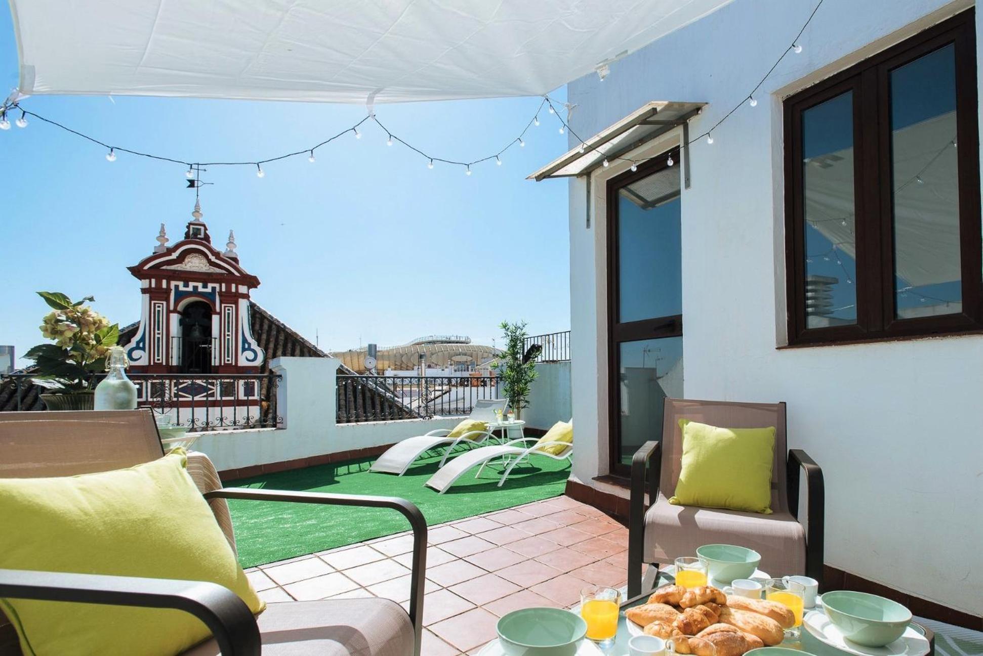 塞维利亚Hostly Orfila 3A-3B Exclusive Penthouse-Center-Fibre-Parking Optional公寓 外观 照片